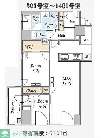 THE MAYFAIRの物件間取画像